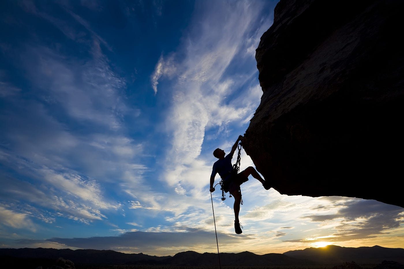 Rock climbing