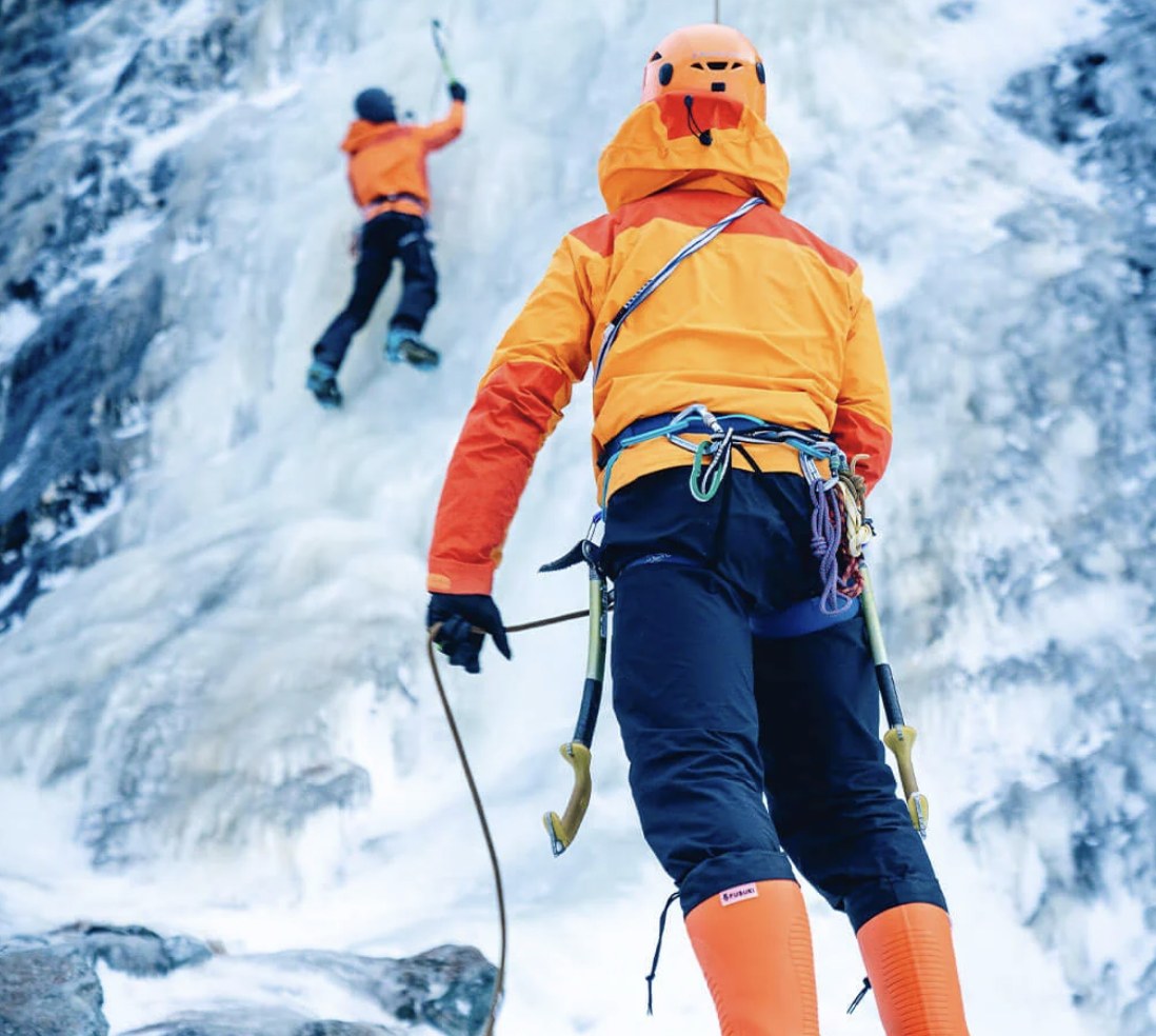 Ice climbing